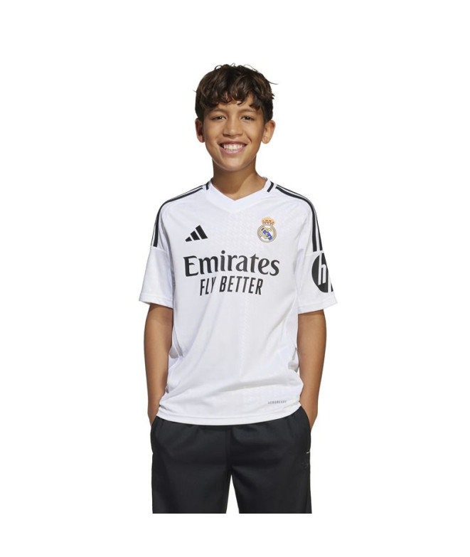 T-shirt de Football adidas Real H Jsy Enfant Blanc