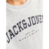 Sudadera Jack and Jones Jjecaleb Varsity Crew Neck Sn  Niño White Melange