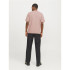 Camiseta Homem Jack and Jones Jprblachad Brandingw Neck Adobe Rose