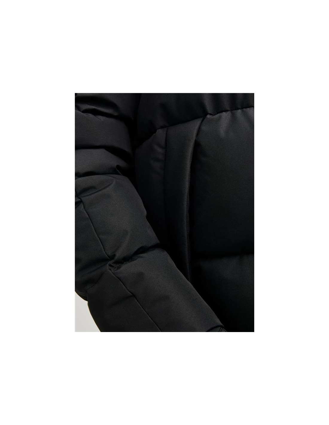 JACK & JONES Felpa Con Cappuccio Uomo Jcoaero Front Print - Nero, Taglia M - Tasca A Marsupio E Stampa Morbida