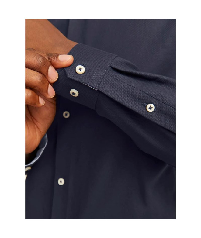 Camisa Jack and Jones Jprblaparker Detail L/S...