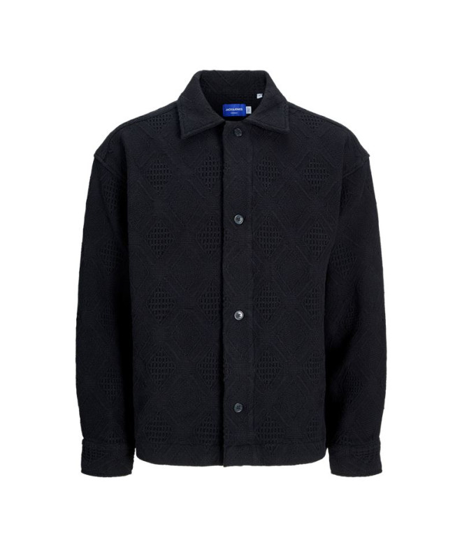 Homem Jack and Jones Jorgreenpoint Jacquard Over Ls Ln Preto