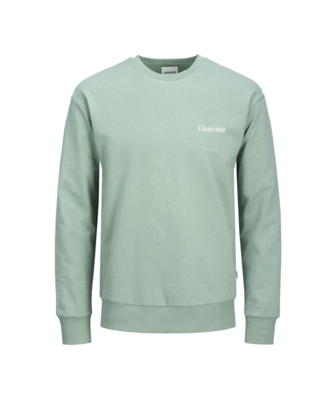 Moletom Homem Jack and Jones Jjebradley Graphic Iceberg Verde