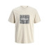 Camiseta Jack and Jones Jcotarmac Camo Front w Neck Homem Pure Cashmere
