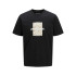 Camiseta Jack and Jones Jcotarmac Camo Front w Neck Homem Preto