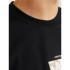 Camiseta Jack and Jones Jcotarmac Camo Front w Neck Homem Preto