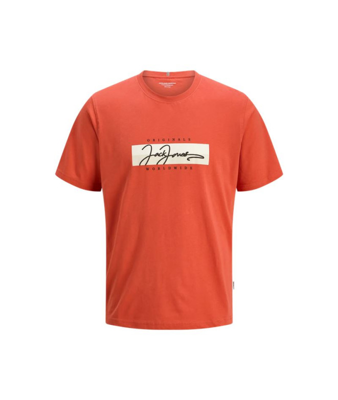 Camiseta Jack and Jones Jorfrederiksberg Hombre Summer Fig