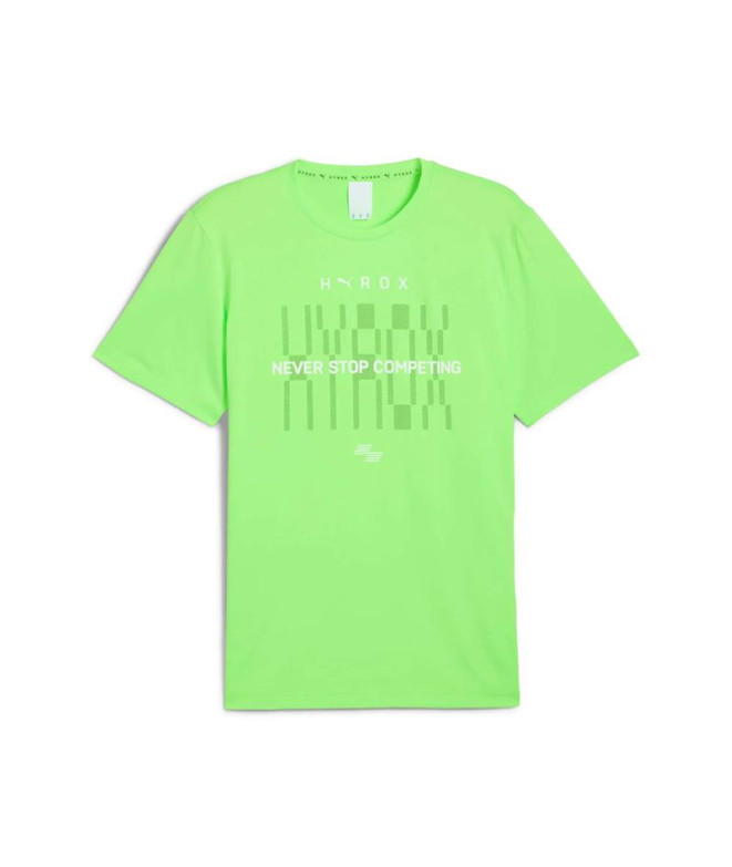 Camiseta de Fitness Puma M X Hyrox Tad T,Green Glare, Hombre