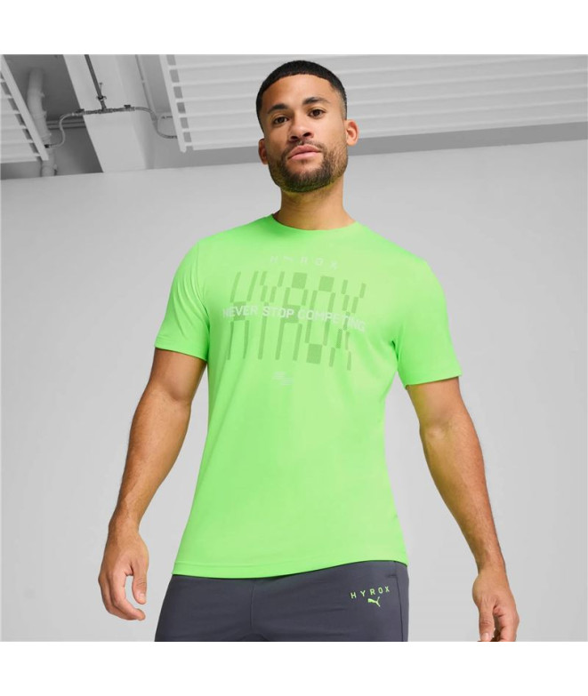 Camiseta de Fitness Puma M X Hyrox Tad T,Green...