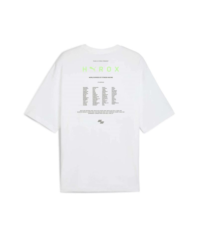 T-shirt Fitness de Puma M X Hyrox M Ove, Whi Homme