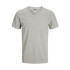 Camiseta Jack and Jones Jjesplit Neck Stripe Hombre Cloud Dancer