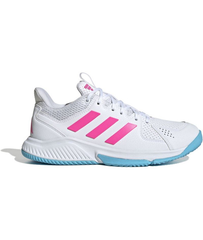 Zapatillas de Balonmano adidas Court Flight Mujer Blanco