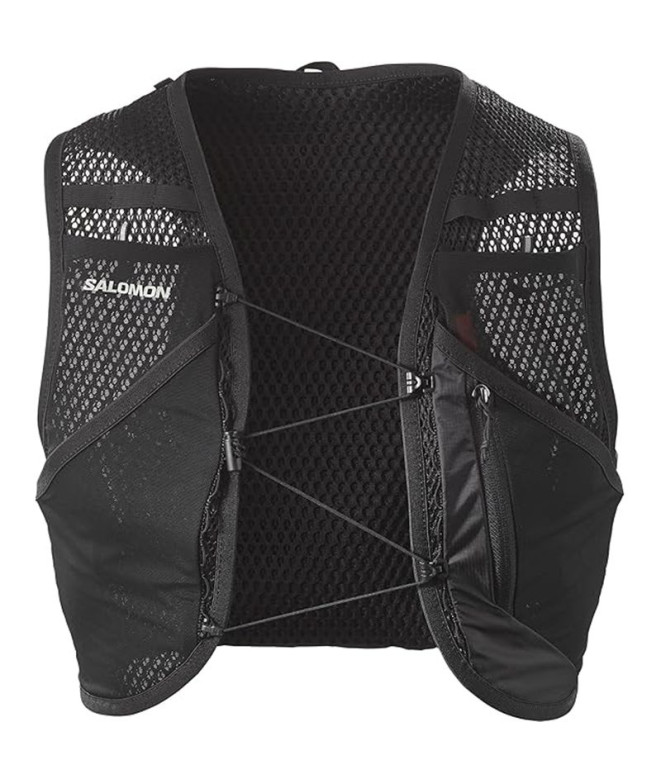 Gilet Running Salomon de Act Skin 8 No Flasks Noir/Métal