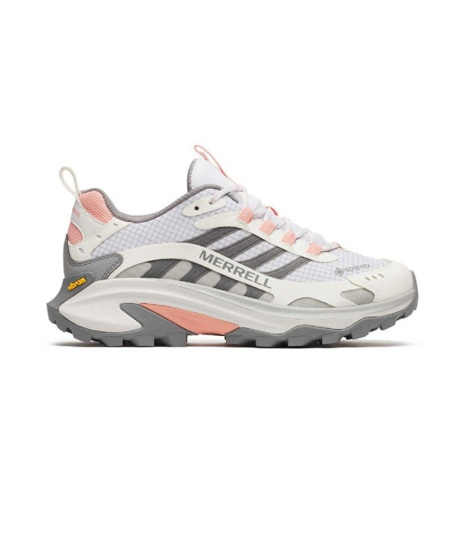 Zapatillas de Montaña Merrell Moab Speed 2 Mujer Blanco/Soft Coral