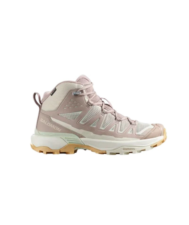Zapatillas de Montaña Salomon X Ultra 360 Edge Mid Gtx  Mujer Rainy Day/Etherea
