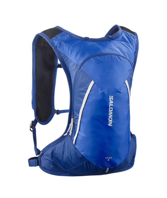 Mochila Trail Salomon de Cross 8 Nautical Blue/Limoge