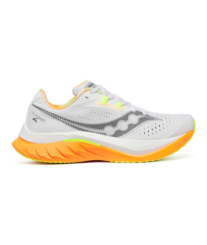 Chaussures Running Saucony de Endorphin Speed 4 - Blanc/Peel Homme