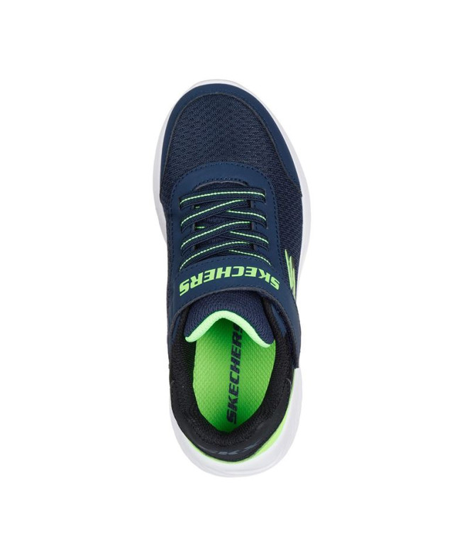 Chaussures Skechers Bounder Marine & Lime...