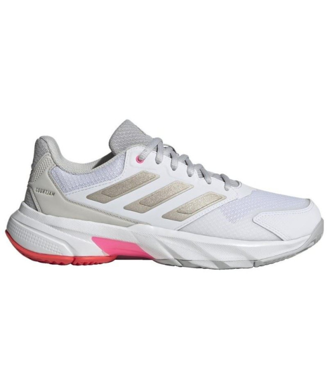 Zapatillas de pádel adidas Courtjam Control Mujer Blanco