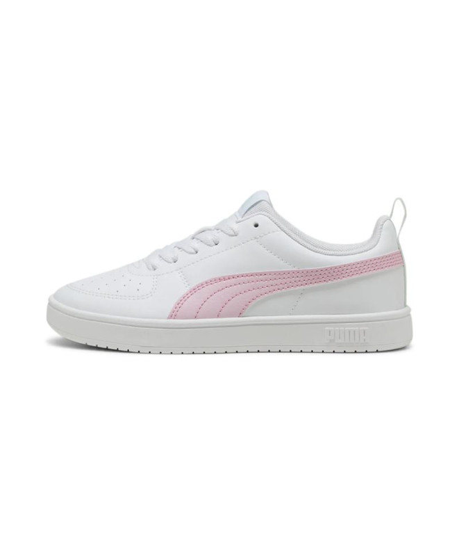 Sapatilhas Infantil Puma Rickie Branco/Rosa Mauve