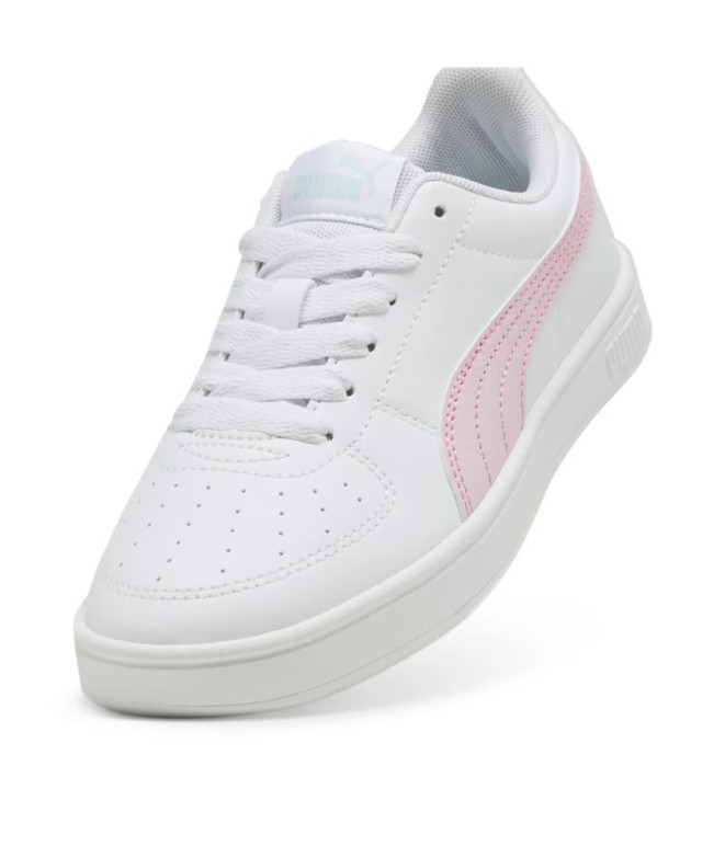 Sapatilhas Infantil Puma Rickie Branco/Rosa Mauve