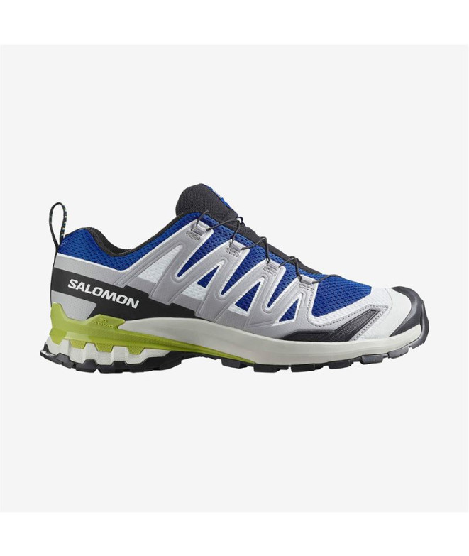 Sapatilhas Trail Salomon da Xa Pro 3D V9 Nautical Blue/Alloy/Dark Citron Homem