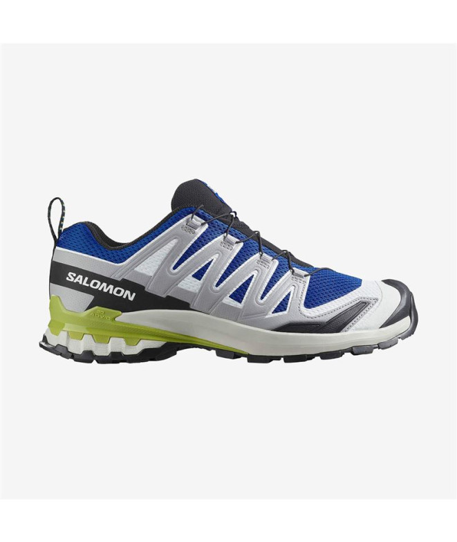 Zapatillas de Trail Salomon Xa Pro 3D V9 Nautical Blue/Alloy/Dark Citron Hombre