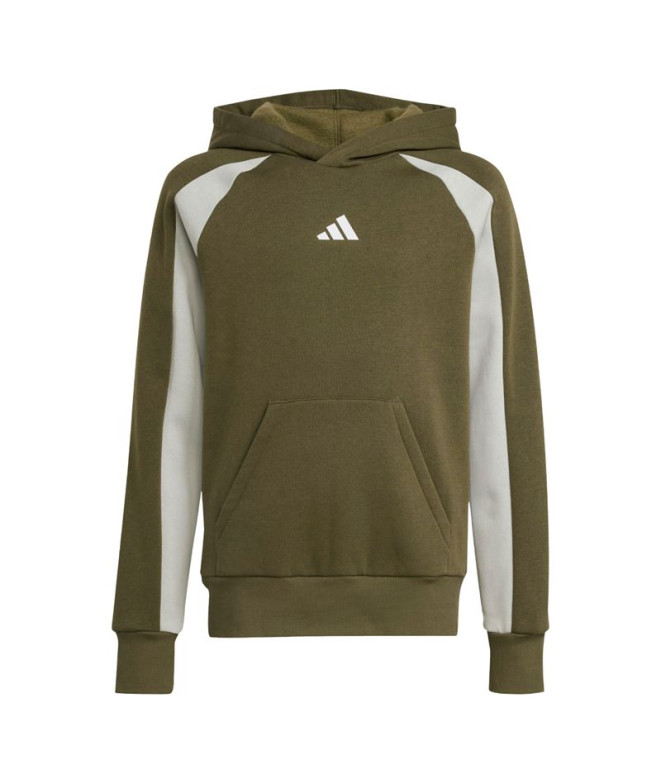 Moletom adidas Infantil Cb Fl Hd Verde Escuro