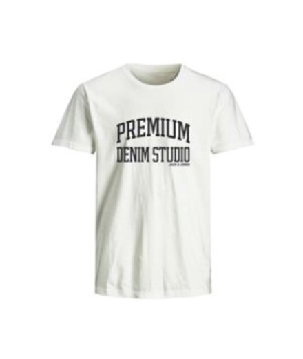 Camiseta Homem Jack and Jones Jprblutimmy k Branco Camiseta Homem Jack and Jones Jprblutimmy k Branco