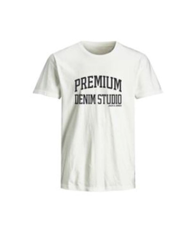 T-shirt Homme Jack and Jones Jprblutimmy k White