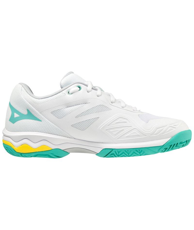 Chaussures Tennis Mizuno Femme wave Exceed Light AC Bordeaux