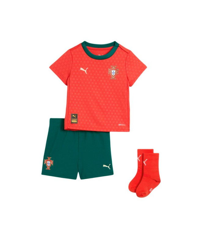 Fato de treino Fato de bebé Puma FPF Home,Sport Red-Sugared,D/I62 Bebês