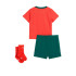 Conjunto Puma FPF Home Babykit, Vermelho Esportivo-Açucarado, D/I62 Bebês