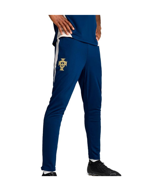 Calça Futebol de Puma Fpf Training ,Persian Blue Sug, Homem