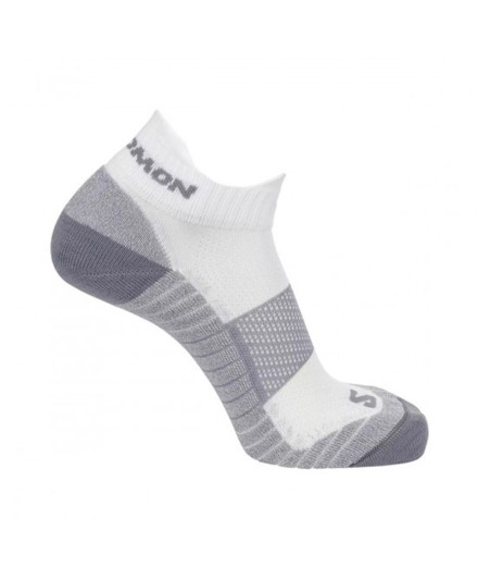 Chaussettes Trail SalomonPack de Aero Ankle 2- Blanc/Noir 2