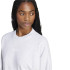 Sweat adidas French Terry Femme Lin Swt Gris/Blanc