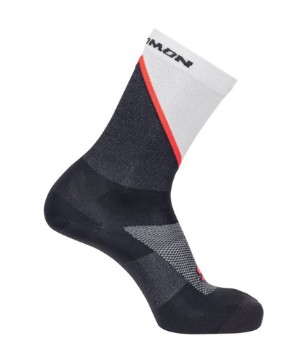 Meias Trail Salomon de Pulse Crew Icicle/Nine Iron/Neo