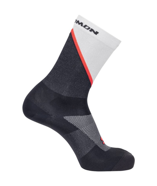 Calcetines de Trail Salomon Pulse Crew Icicle/Nine Iron/Neo