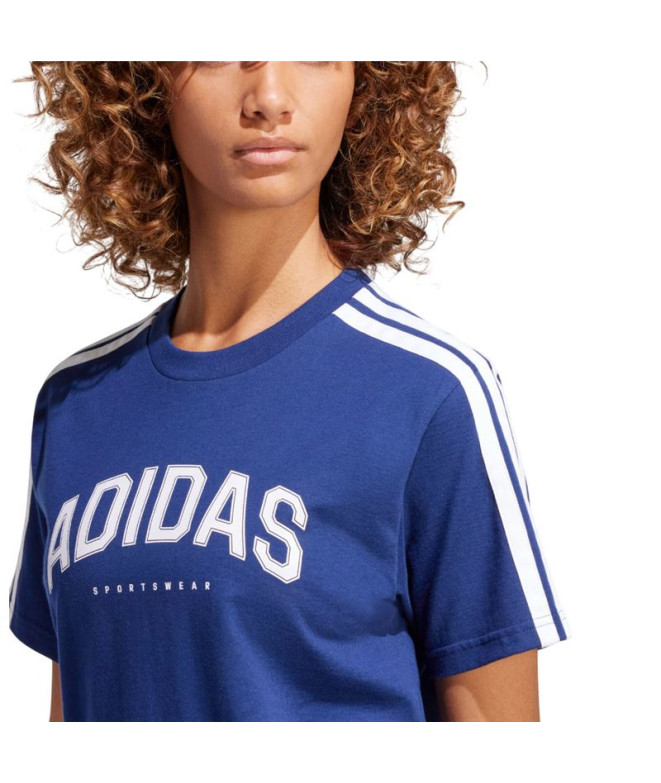 Camiseta adidas Softs Mujer Dark Blue