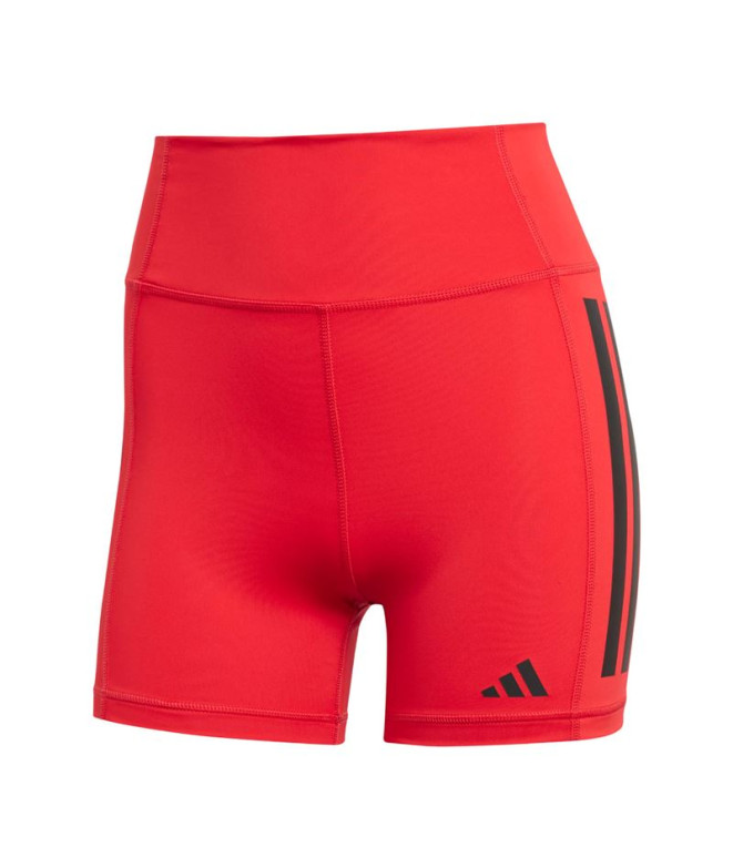 Malhas Fitness adidas Mulher de Opt 3Bandas 1/4 Rubpur