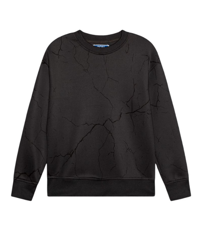 Moletom Jack and Jones Jjkey Sporty Aop Asphalt Menino