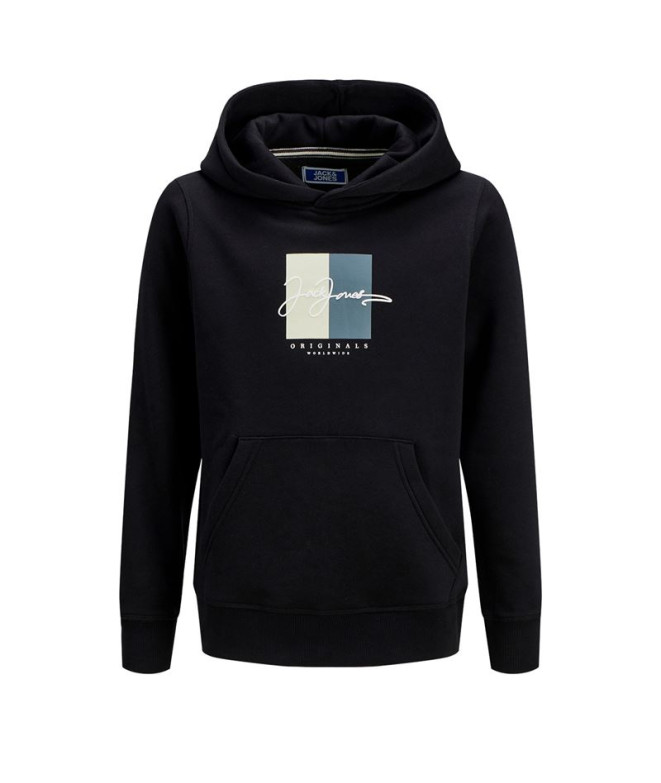 Moletom Infantil Jack and Jones Jorfrederiksberg Box Sci Unb Preto