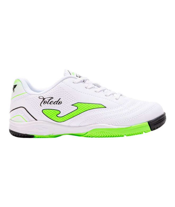 Zapatillas Joma Toledo Jr 2502 Blanco Indoor Infantil