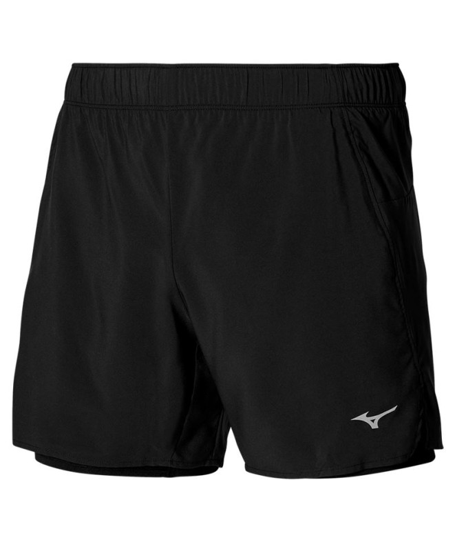 Running Mizuno Homme Pantalon Core 5.5 2In1 Noir