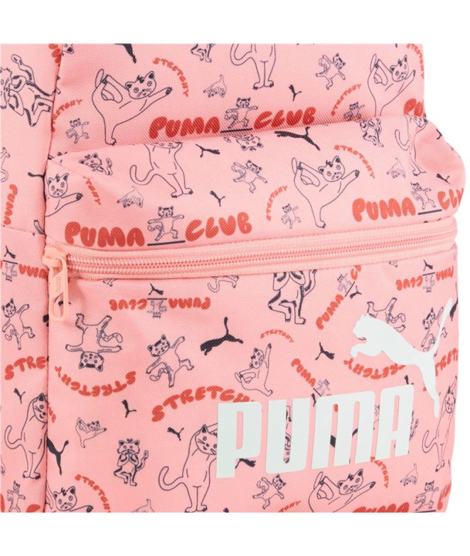 Sac à dos Puma Phase Aop Small,Pink Fruit , Enfant
