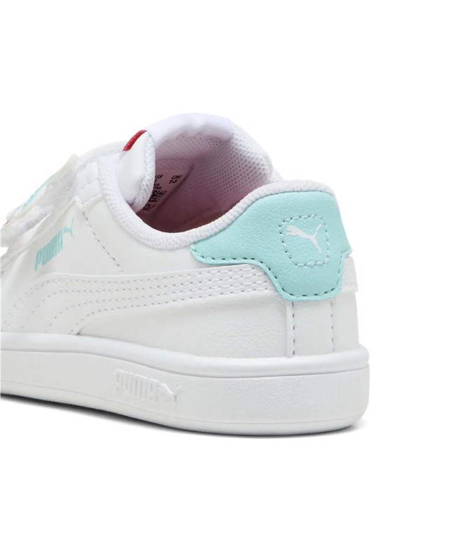 Chaussures Puma Smash 3.0 Badge, Blanc...