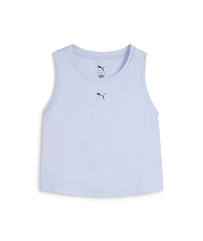Camiseta de Fitness Puma Cloudspun SleevelEssentials,Cool Weather, Mujer