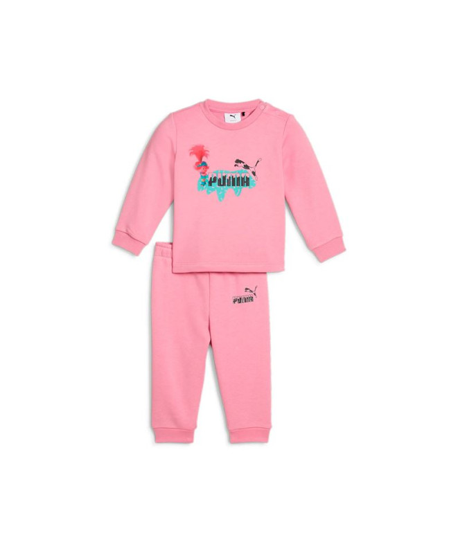 Calça by Puma Puma X Trolls Minicat Crew Jogger Tr Infantil