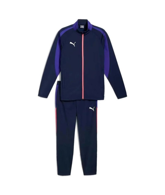 Survêtement Football Homme by Puma Individualliga Tracksuit Bleu marine