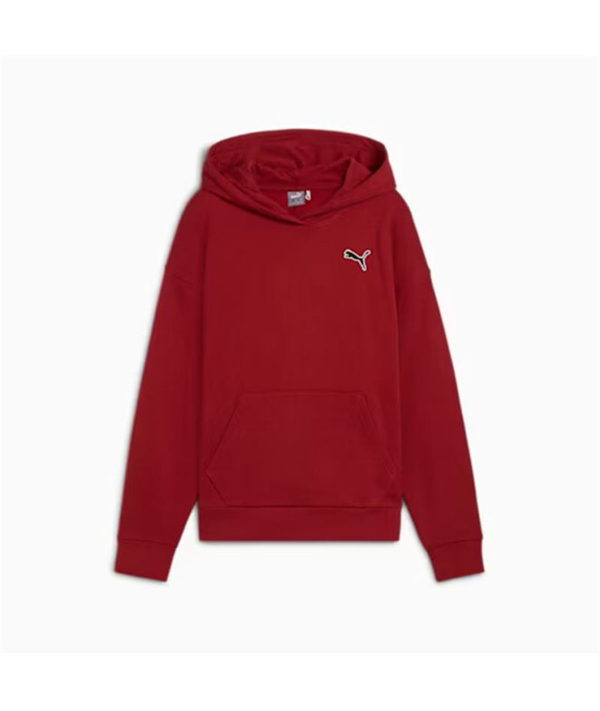 Sudadera de Puma Better Essentials Hoodie Fl Mujer Rojo